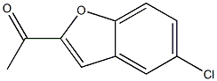 1-(5-chloro-1-benzofuran-2-yl)ethan-1-one 구조식 이미지