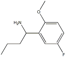 1-(5-fluoro-2-methoxyphenyl)butan-1-amine 구조식 이미지