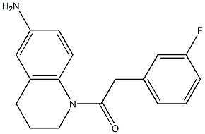 1-(6-amino-1,2,3,4-tetrahydroquinolin-1-yl)-2-(3-fluorophenyl)ethan-1-one Structure