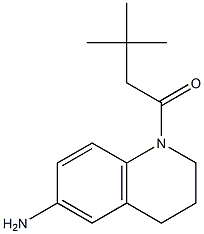 1-(6-amino-1,2,3,4-tetrahydroquinolin-1-yl)-3,3-dimethylbutan-1-one 구조식 이미지