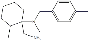 1-(aminomethyl)-N,2-dimethyl-N-[(4-methylphenyl)methyl]cyclohexan-1-amine Structure