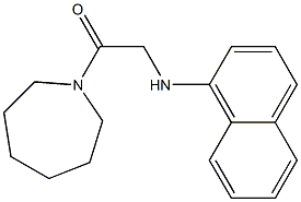 1-(azepan-1-yl)-2-(naphthalen-1-ylamino)ethan-1-one 구조식 이미지