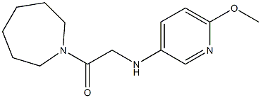 1-(azepan-1-yl)-2-[(6-methoxypyridin-3-yl)amino]ethan-1-one 구조식 이미지