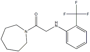 1-(azepan-1-yl)-2-{[2-(trifluoromethyl)phenyl]amino}ethan-1-one 구조식 이미지