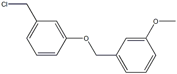 1-(chloromethyl)-3-[(3-methoxyphenyl)methoxy]benzene Structure