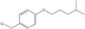 1-(chloromethyl)-4-[(4-methylpentyl)oxy]benzene Structure