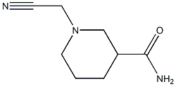 1-(cyanomethyl)piperidine-3-carboxamide Structure