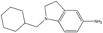 1-(cyclohexylmethyl)-2,3-dihydro-1H-indol-5-amine Structure