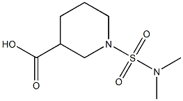 1-(dimethylsulfamoyl)piperidine-3-carboxylic acid 구조식 이미지