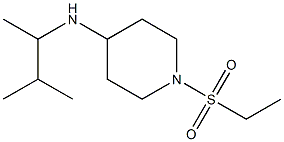 1-(ethanesulfonyl)-N-(3-methylbutan-2-yl)piperidin-4-amine Structure