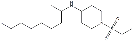 1-(ethanesulfonyl)-N-(nonan-2-yl)piperidin-4-amine Structure