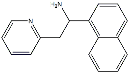 1-(naphthalen-1-yl)-2-(pyridin-2-yl)ethan-1-amine Structure