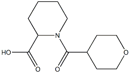 1-(oxan-4-ylcarbonyl)piperidine-2-carboxylic acid Structure