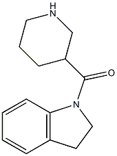 1-(piperidin-3-ylcarbonyl)-2,3-dihydro-1H-indole Structure
