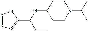 1-(propan-2-yl)-N-[1-(thiophen-2-yl)propyl]piperidin-4-amine Structure