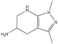 1,3-dimethyl-1H,4H,5H,6H,7H-pyrazolo[3,4-b]pyridin-5-amine 구조식 이미지