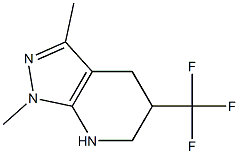 1,3-dimethyl-5-(trifluoromethyl)-1H,4H,5H,6H,7H-pyrazolo[3,4-b]pyridine Structure