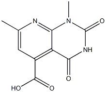 1,7-dimethyl-2,4-dioxo-1H,2H,3H,4H-pyrido[2,3-d]pyrimidine-5-carboxylic acid Structure