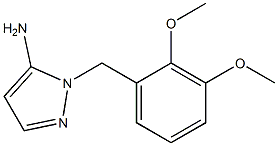 1-[(2,3-dimethoxyphenyl)methyl]-1H-pyrazol-5-amine 구조식 이미지