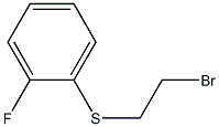 1-[(2-bromoethyl)thio]-2-fluorobenzene 구조식 이미지