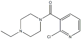 1-[(2-chloropyridin-3-yl)carbonyl]-4-ethylpiperazine Structure