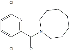 1-[(3,6-dichloropyridin-2-yl)carbonyl]azocane 구조식 이미지