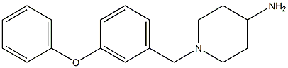 1-[(3-phenoxyphenyl)methyl]piperidin-4-amine 구조식 이미지