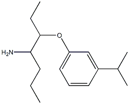 1-[(4-aminoheptan-3-yl)oxy]-3-(propan-2-yl)benzene Structure