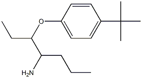 1-[(4-aminoheptan-3-yl)oxy]-4-tert-butylbenzene 구조식 이미지