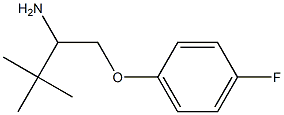 1-[(4-fluorophenoxy)methyl]-2,2-dimethylpropylamine 구조식 이미지