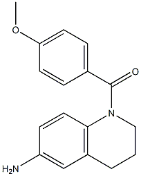 1-[(4-methoxyphenyl)carbonyl]-1,2,3,4-tetrahydroquinolin-6-amine Structure