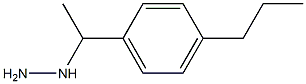 1-[1-(4-propylphenyl)ethyl]hydrazine 구조식 이미지