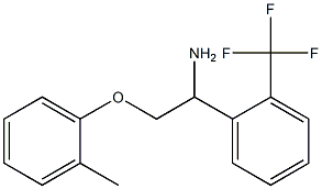 1-[1-amino-2-(2-methylphenoxy)ethyl]-2-(trifluoromethyl)benzene Structure