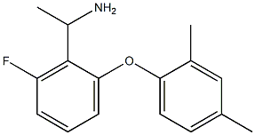 1-[2-(2,4-dimethylphenoxy)-6-fluorophenyl]ethan-1-amine Structure