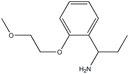 1-[2-(2-methoxyethoxy)phenyl]propan-1-amine 구조식 이미지