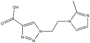 1-[2-(2-methyl-1H-imidazol-1-yl)ethyl]-1H-1,2,3-triazole-4-carboxylic acid 구조식 이미지