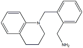 1-[2-(3,4-dihydroquinolin-1(2H)-ylmethyl)phenyl]methanamine 구조식 이미지