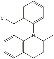 1-[2-(chloromethyl)phenyl]-2-methyl-1,2,3,4-tetrahydroquinoline Structure