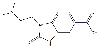 1-[2-(dimethylamino)ethyl]-2-oxo-2,3-dihydro-1H-1,3-benzodiazole-5-carboxylic acid Structure