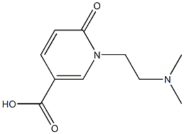 1-[2-(dimethylamino)ethyl]-6-oxo-1,6-dihydropyridine-3-carboxylic acid Structure
