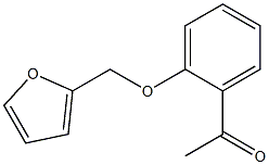 1-[2-(furan-2-ylmethoxy)phenyl]ethan-1-one Structure