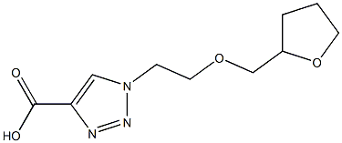 1-[2-(oxolan-2-ylmethoxy)ethyl]-1H-1,2,3-triazole-4-carboxylic acid Structure