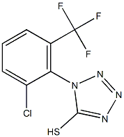 1-[2-chloro-6-(trifluoromethyl)phenyl]-1H-1,2,3,4-tetrazole-5-thiol Structure