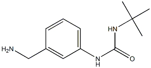 1-[3-(aminomethyl)phenyl]-3-tert-butylurea Structure