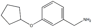 1-[3-(cyclopentyloxy)phenyl]methanamine Structure