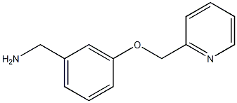 1-[3-(pyridin-2-ylmethoxy)phenyl]methanamine 구조식 이미지