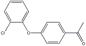 1-[4-(2-chlorophenoxy)phenyl]ethan-1-one 구조식 이미지