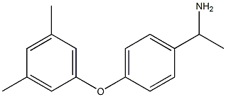 1-[4-(3,5-dimethylphenoxy)phenyl]ethan-1-amine 구조식 이미지