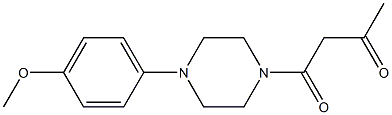 1-[4-(4-methoxyphenyl)piperazin-1-yl]butane-1,3-dione Structure