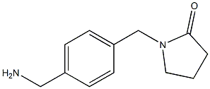 1-[4-(aminomethyl)benzyl]pyrrolidin-2-one Structure